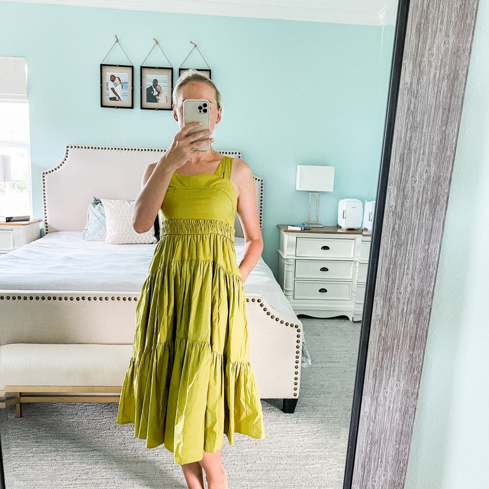 Tiered midi dress